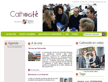 Tablet Screenshot of cathocite.fr